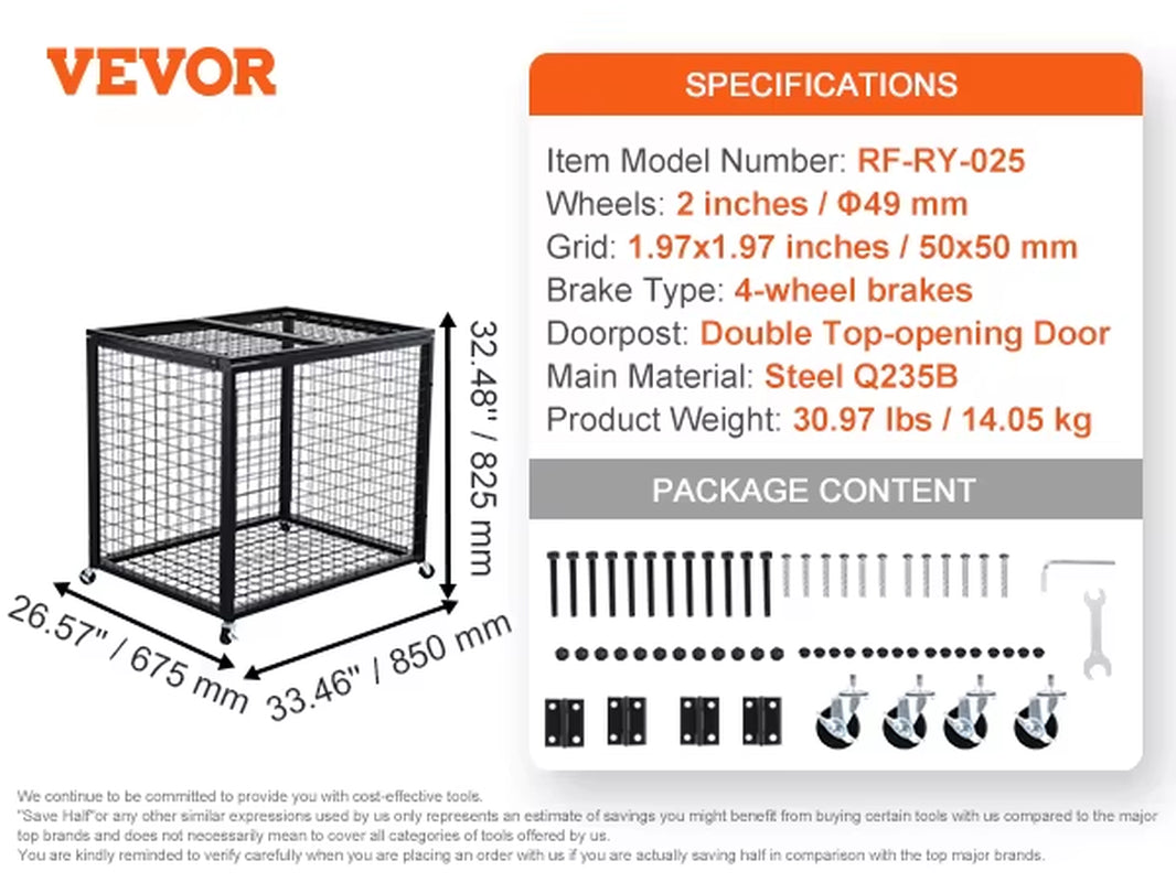 Succebuy Rolling Sports Ball Storage Cart Sport Equipment for Indoor Outdoor Steel Storage Rack for Garages Gym and Schools