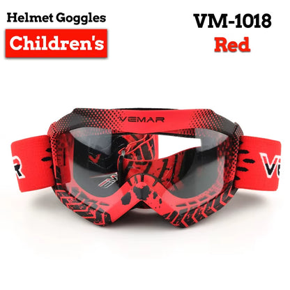 Vemar Off-Road Motorcycle Goggles Children Windproof Motorbike Glasses Dustproof Motocross Racing MX MTB HD Moto Goggles Kids