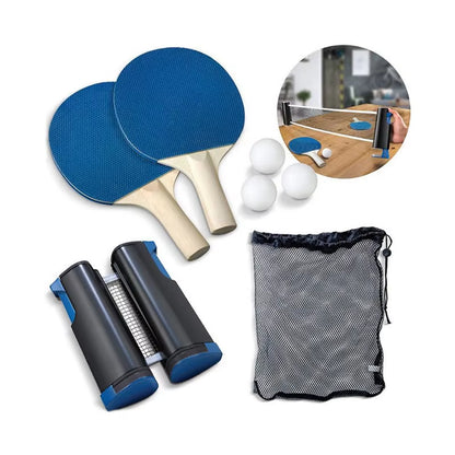 Professional Table Tennis Sports Trainning Set Racket Blade Mesh Net Ping Pong Student Sports Equipment Simple Portable