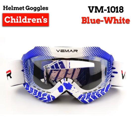Vemar Off-Road Motorcycle Goggles Children Windproof Motorbike Glasses Dustproof Motocross Racing MX MTB HD Moto Goggles Kids