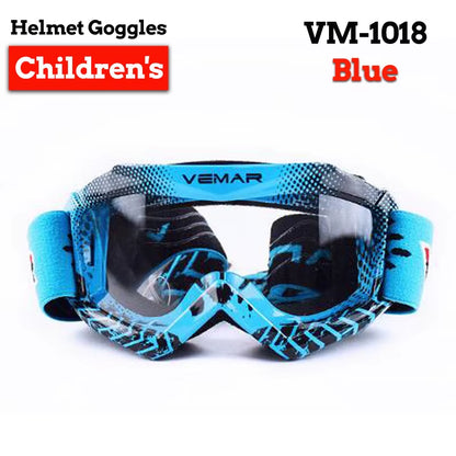 Vemar Off-Road Motorcycle Goggles Children Windproof Motorbike Glasses Dustproof Motocross Racing MX MTB HD Moto Goggles Kids