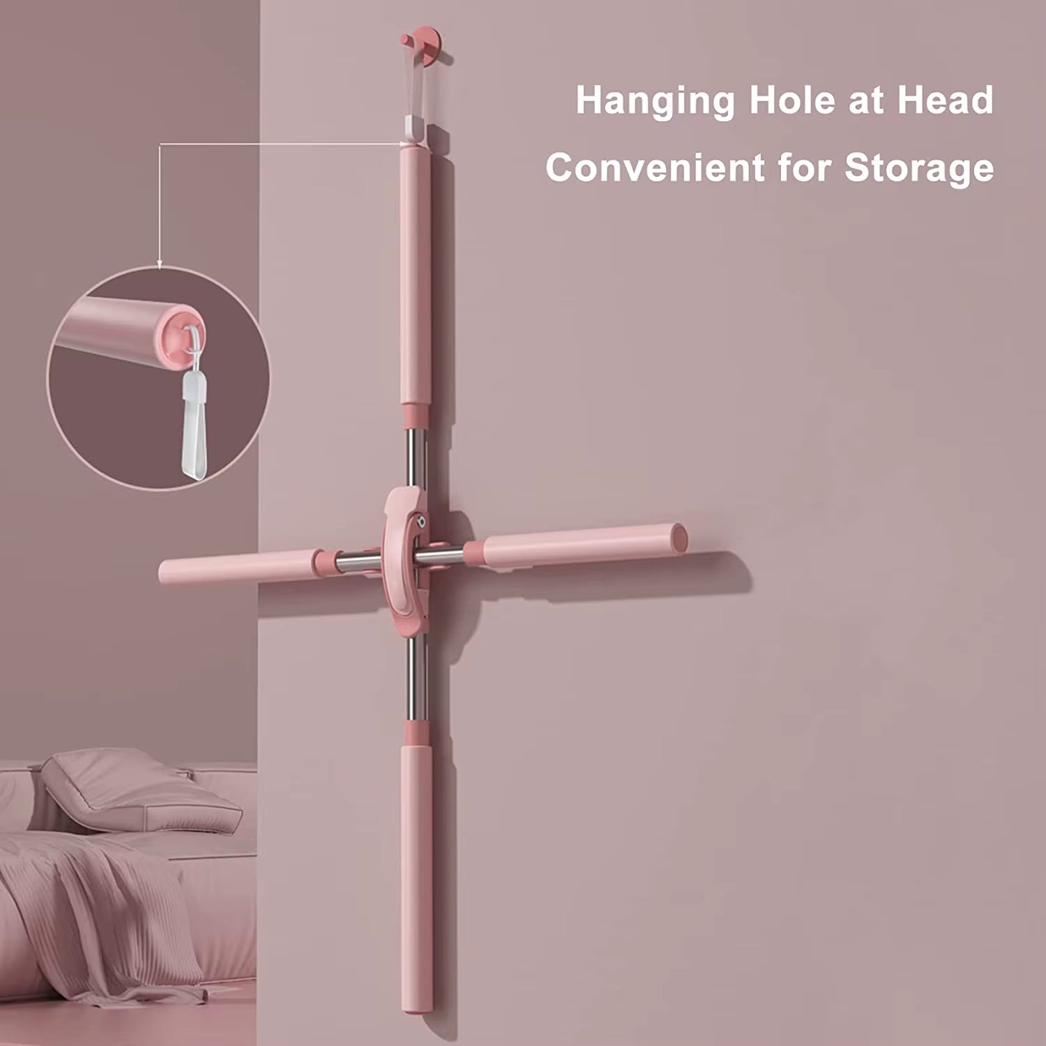 Yoga Hunchback Corrector Adjustable Stainless Steel Body Stick Cross Open Back Standing Training Stick Gym Home Sports Equipment