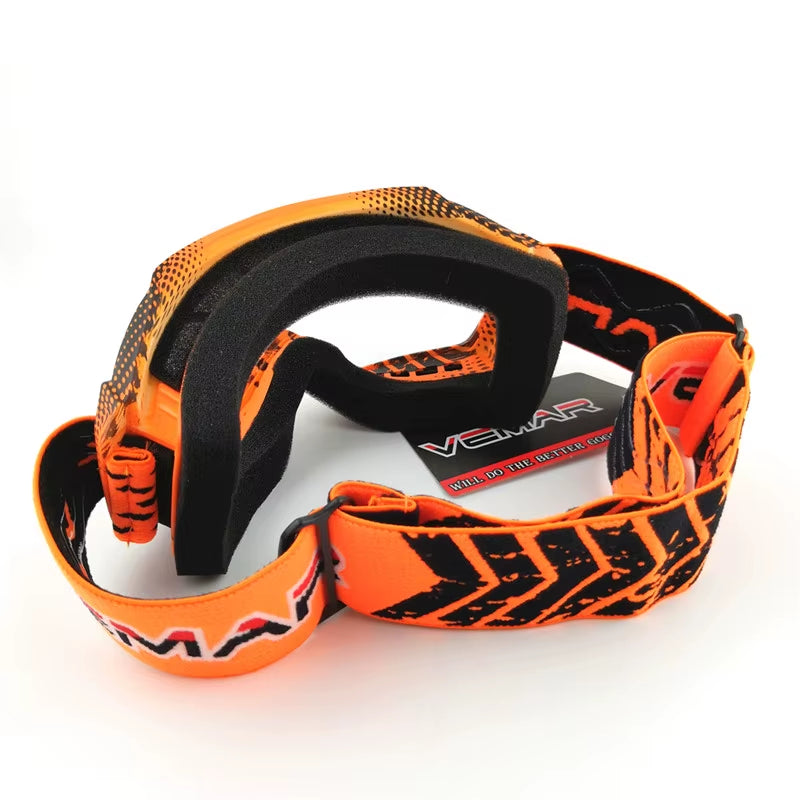 Vemar Off-Road Motorcycle Goggles Children Windproof Motorbike Glasses Dustproof Motocross Racing MX MTB HD Moto Goggles Kids