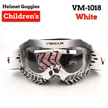 Vemar Off-Road Motorcycle Goggles Children Windproof Motorbike Glasses Dustproof Motocross Racing MX MTB HD Moto Goggles Kids