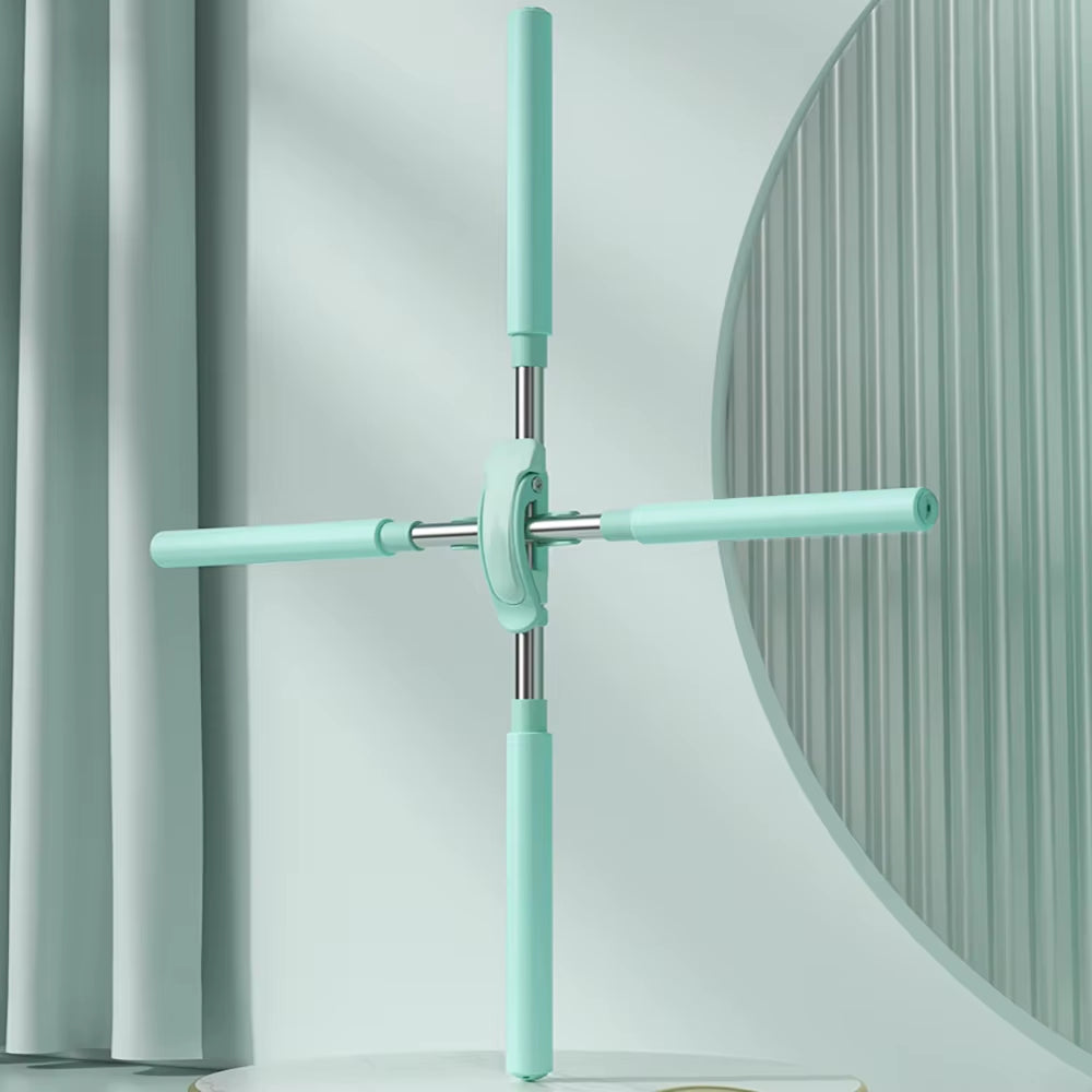 Yoga Hunchback Corrector Adjustable Stainless Steel Body Stick Cross Open Back Standing Training Stick Gym Home Sports Equipment