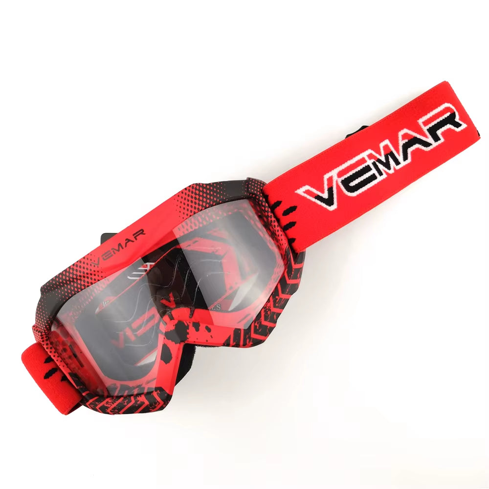 Vemar Off-Road Motorcycle Goggles Children Windproof Motorbike Glasses Dustproof Motocross Racing MX MTB HD Moto Goggles Kids