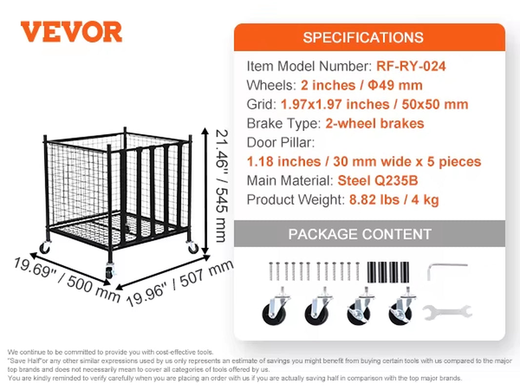 Succebuy Rolling Sports Ball Storage Cart Sport Equipment for Indoor Outdoor Steel Storage Rack for Garages Gym and Schools